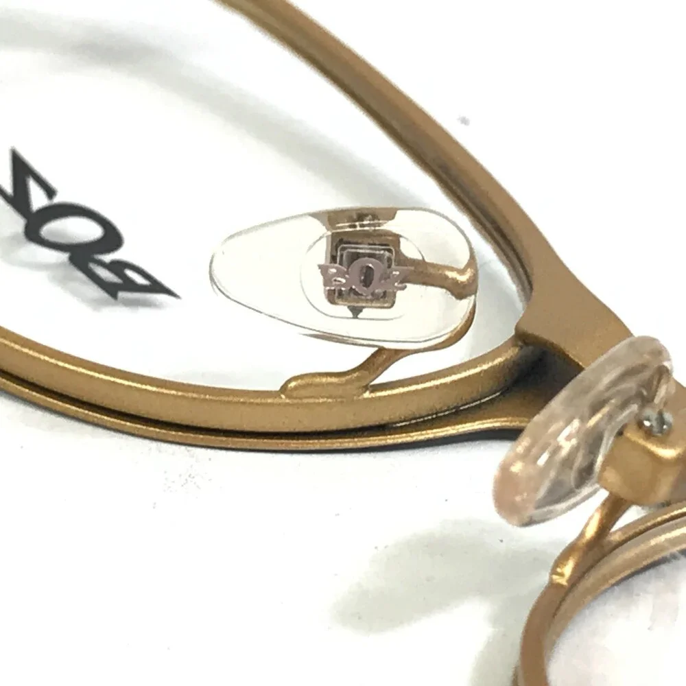 BOZ Eyeglasses Frames WENDY 0051 Black Striped Gold Cat Eye Full Rim 52-16.5-135